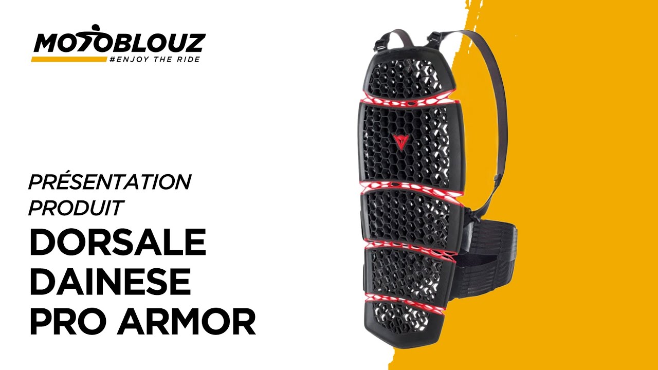 Dorsale Dainese Pro Armor, avis en vidéo par Motoblouz