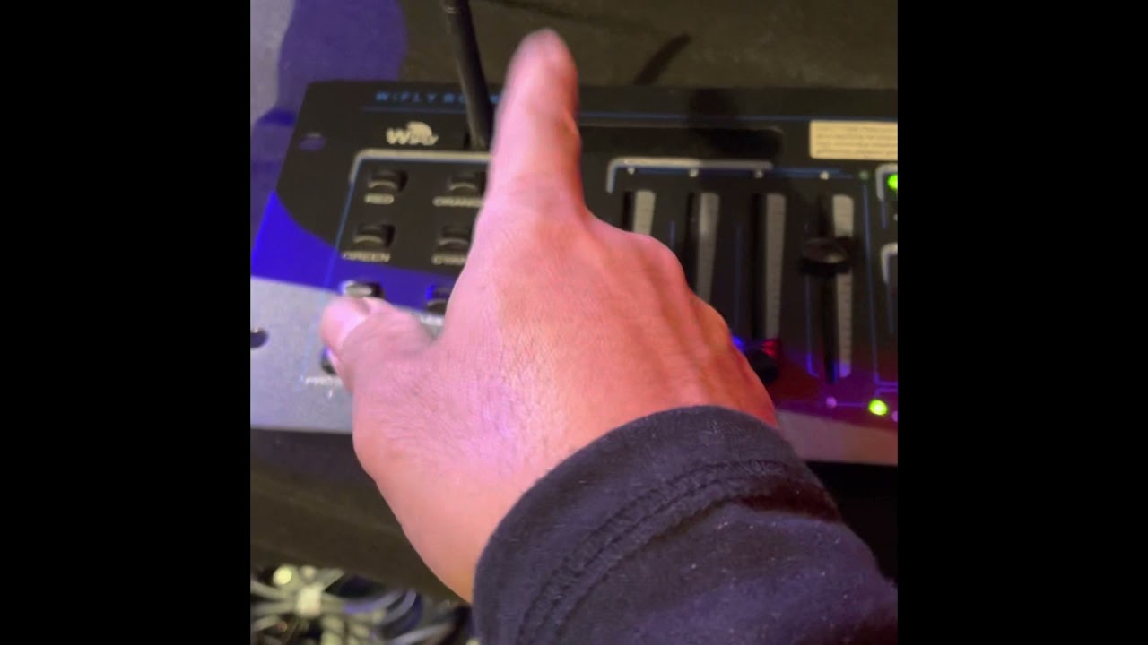 Wired DMX and wifly wireless DMX