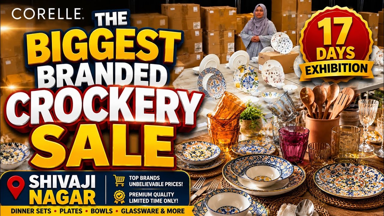 Upto 70% off on Branded Crockery in Shivaji Nagar  | Bangalore 