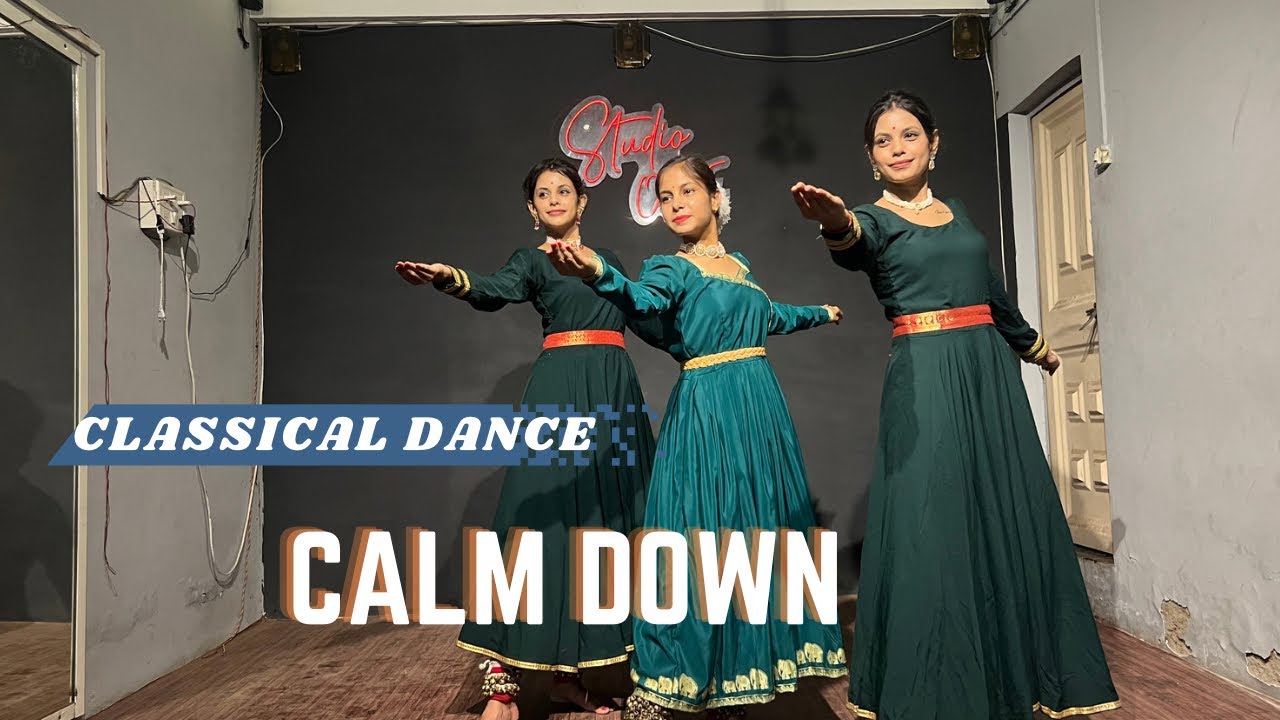 Calm down (classical dance)❤️ d/w Sanjana Pathak & @shrutipalecha835 ✨ #sanjiviniyt #kathak #dance