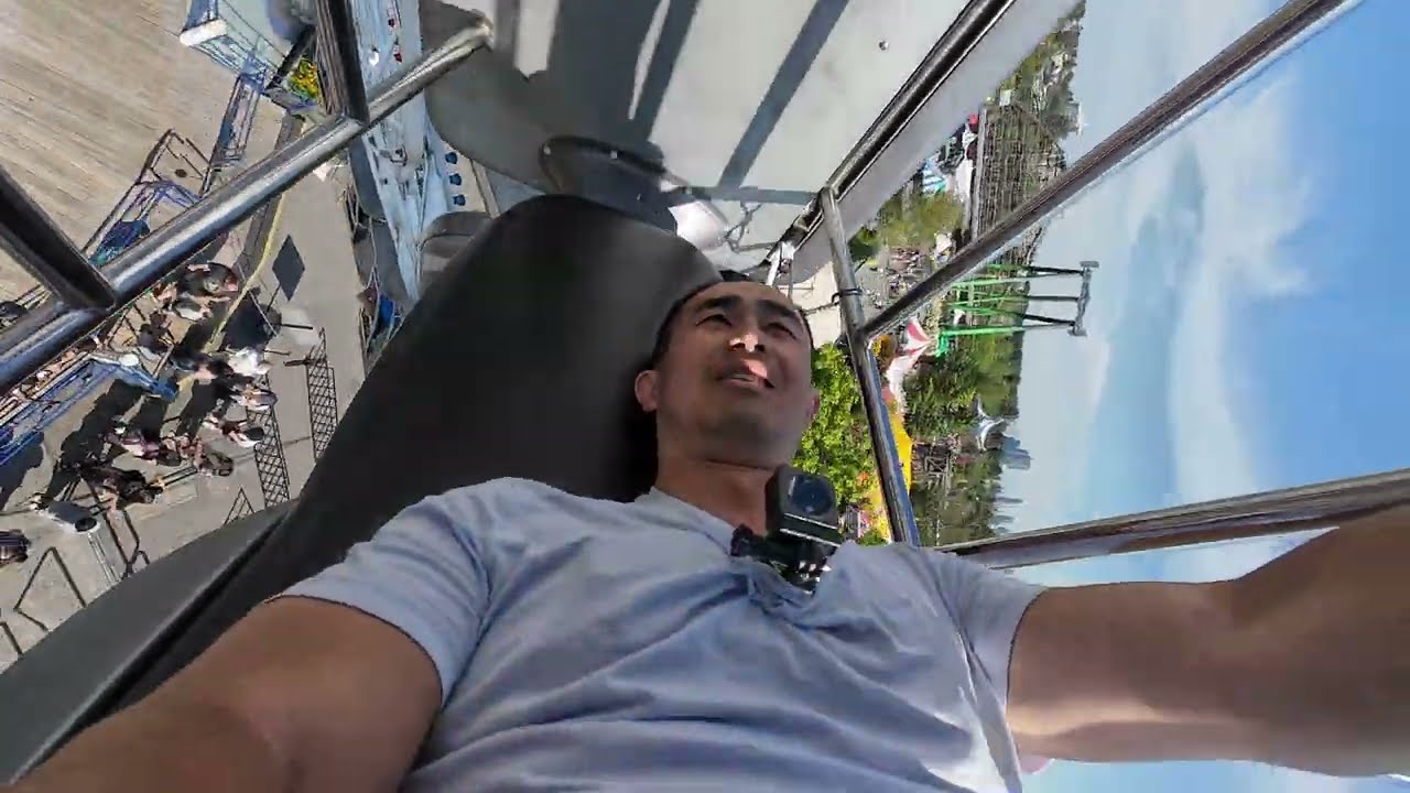 🇨🇦 Riding Enterprise Ride in Playland Amusement Park in Vancouver BC Canada 🇨🇦 Sunday August 11th 24