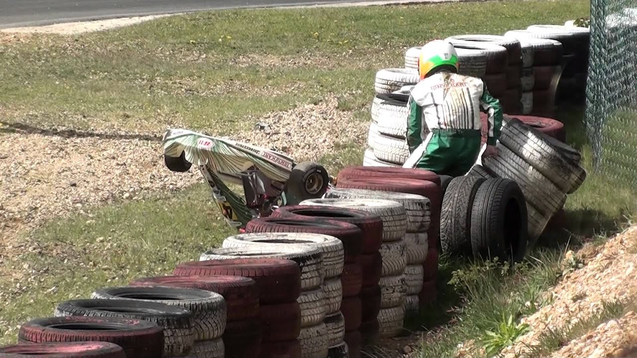 Deutsche Kart Meisterschaft (DKM) 2012 - Kerpen KF1 Start & Crash