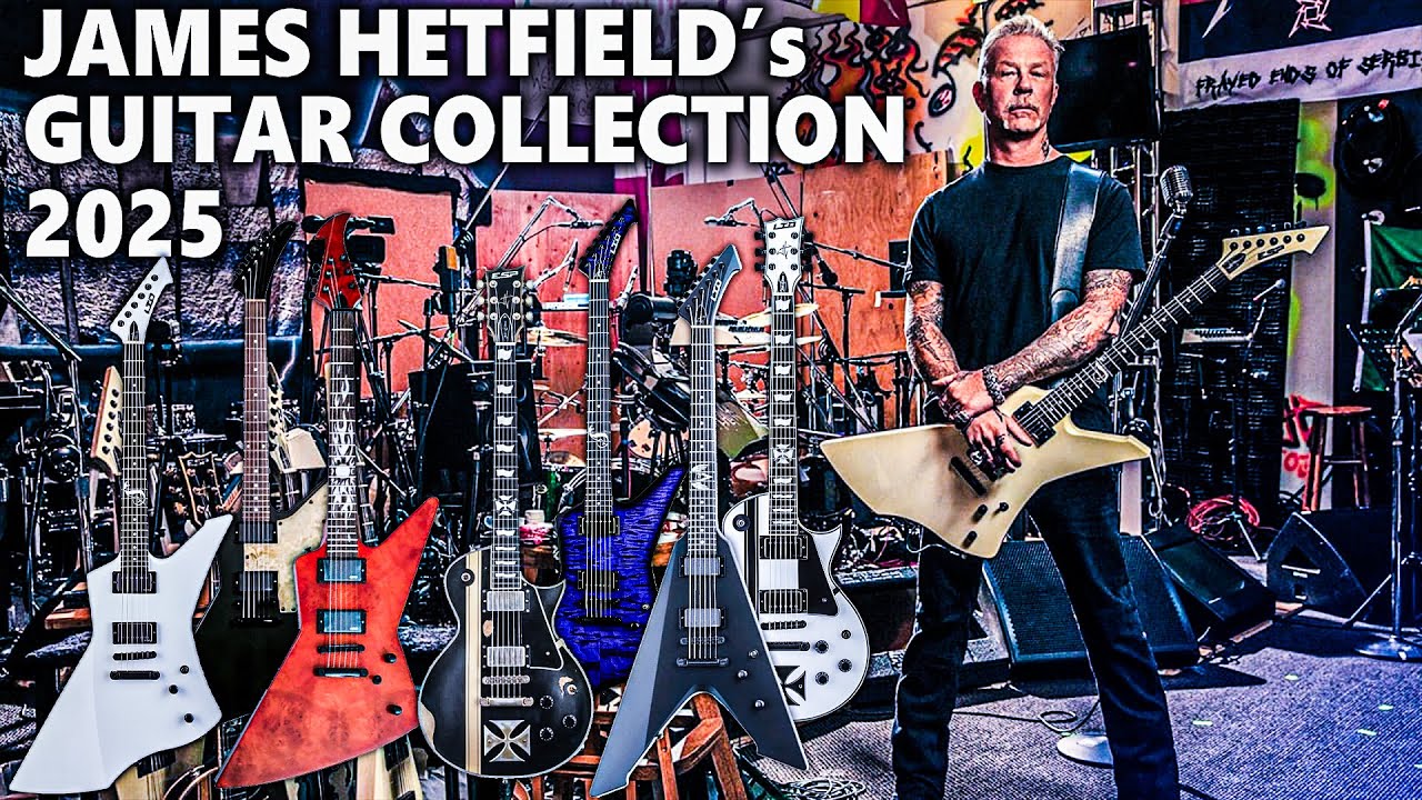 All James Hetfield's Guitar Collection 2025
