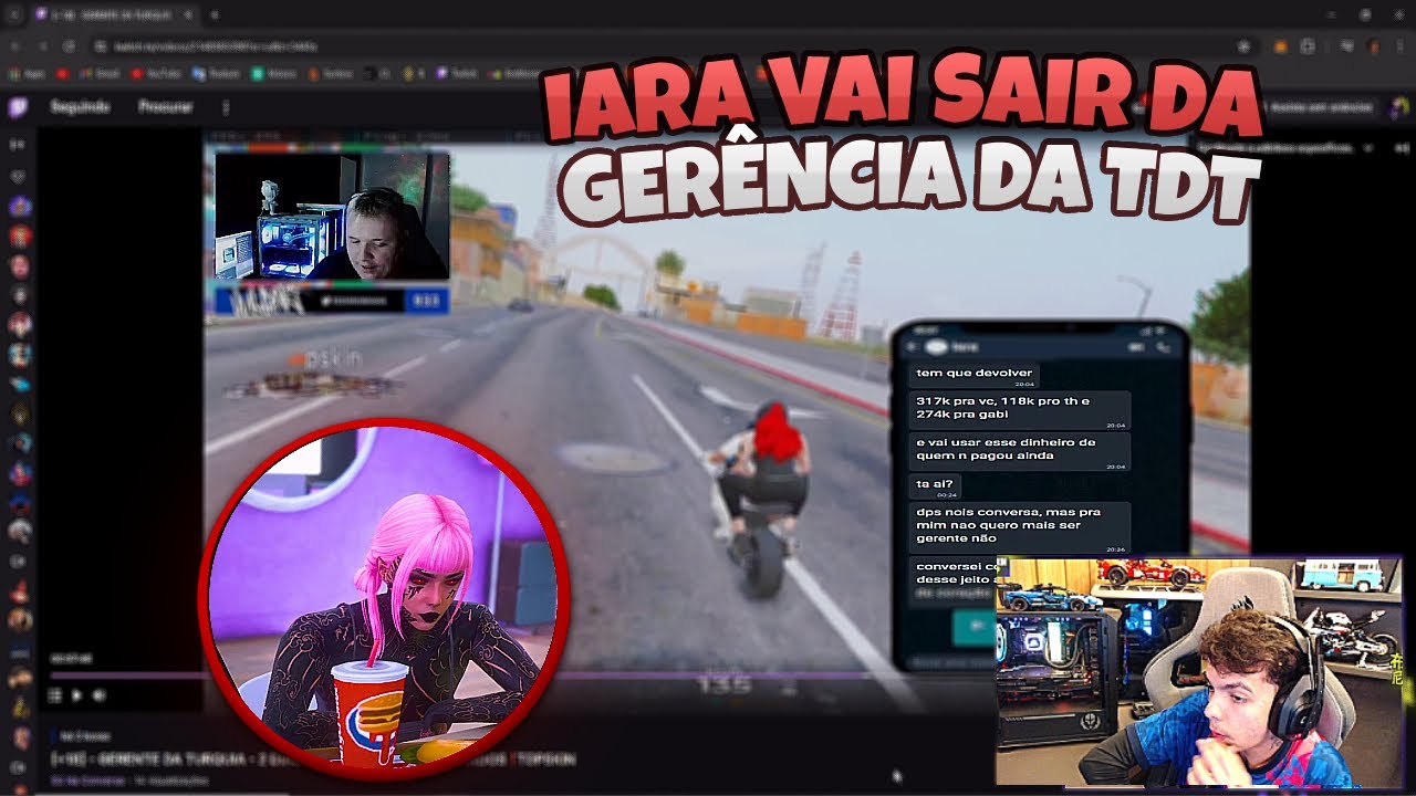 BK REAGINDO - IARA VAI SAIR DA GERÊNCIA DA TURQUIA - HYPE RP - GTA RP