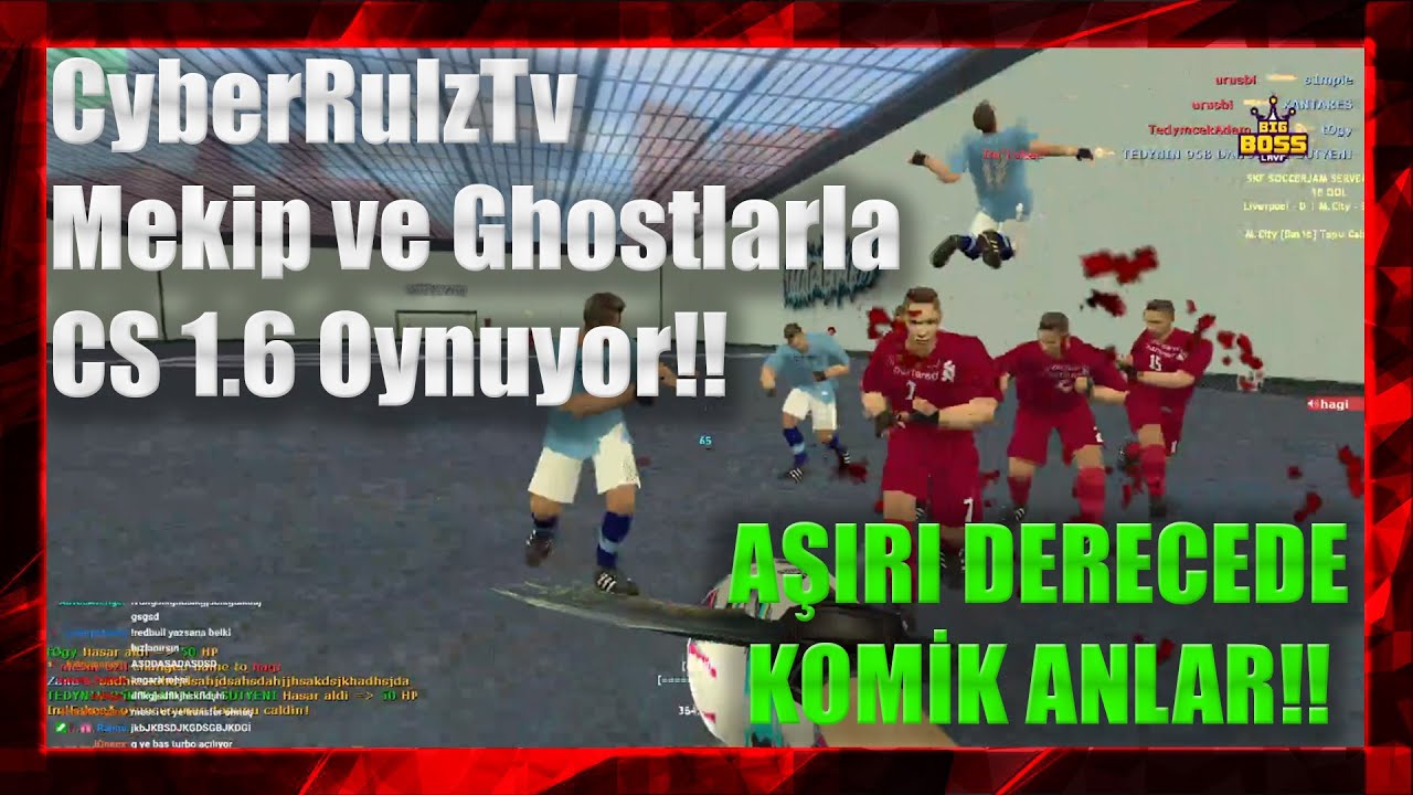 CyberRulzTv - Mekiple CS 1.6 Oynuyor!! | 10.08.2021 | KOMİK ANLAR!! | Biz Cs Girdiğimize Emin miyiz?