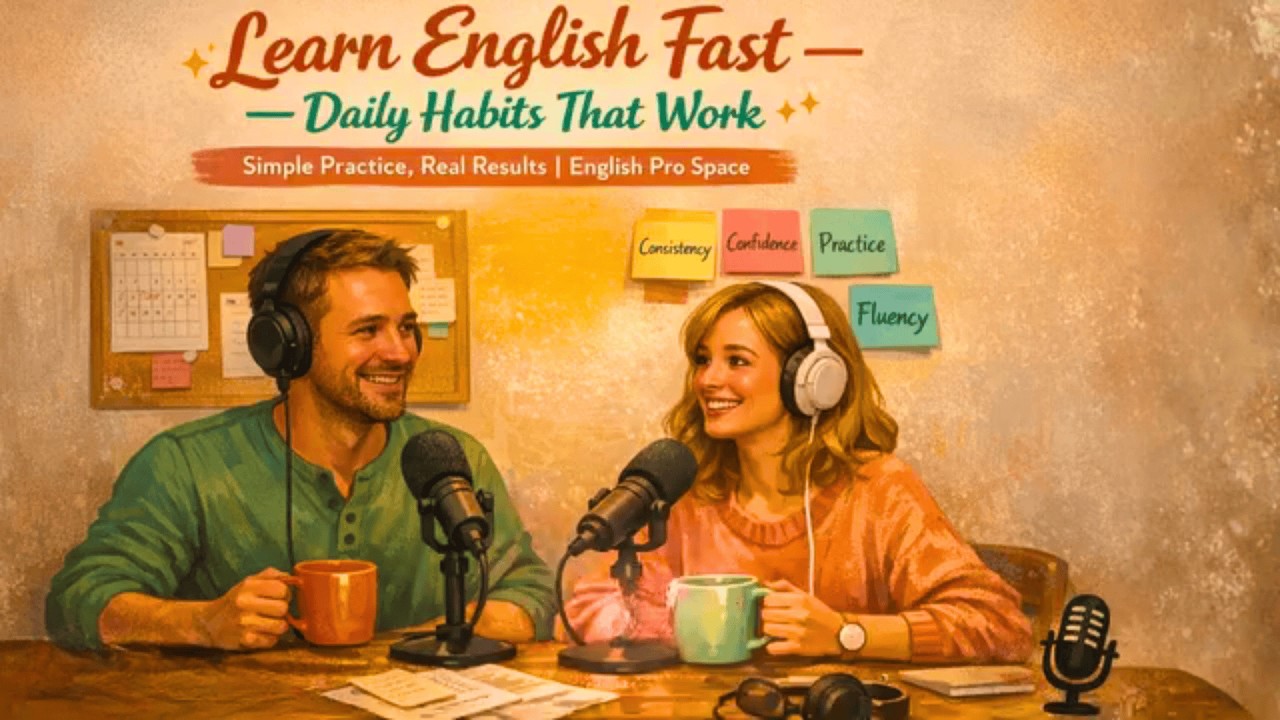 Learn English Fast | Daily Habits that work | English Speaking Practice | Learn english