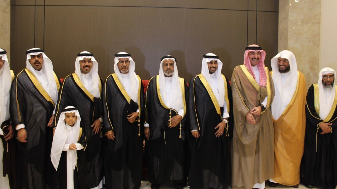 بحضور صاحب السمو الاميرعبدالعزيز بن محمد بن جلوي زواج احمد الربيع على كريمة مصطفى بن علي الحميد