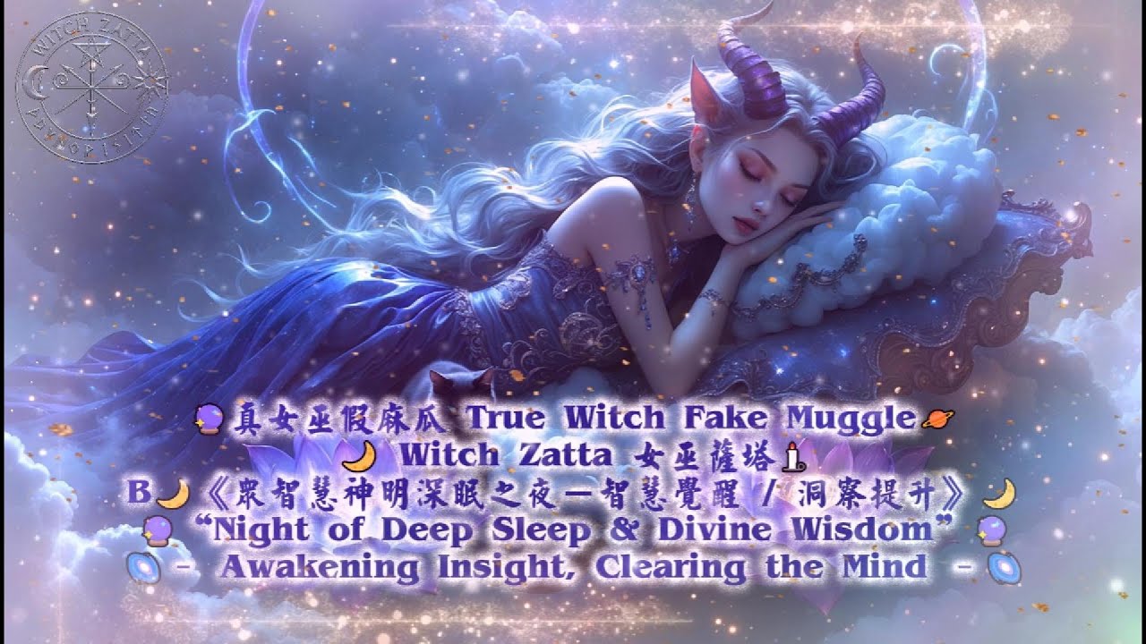 B🌙《眾智慧神明深眠之夜－智慧覺醒  洞察提升》🌙“Night of Deep Sleep & Divine Wisdom” Awakening Insight, Clearing the Mind