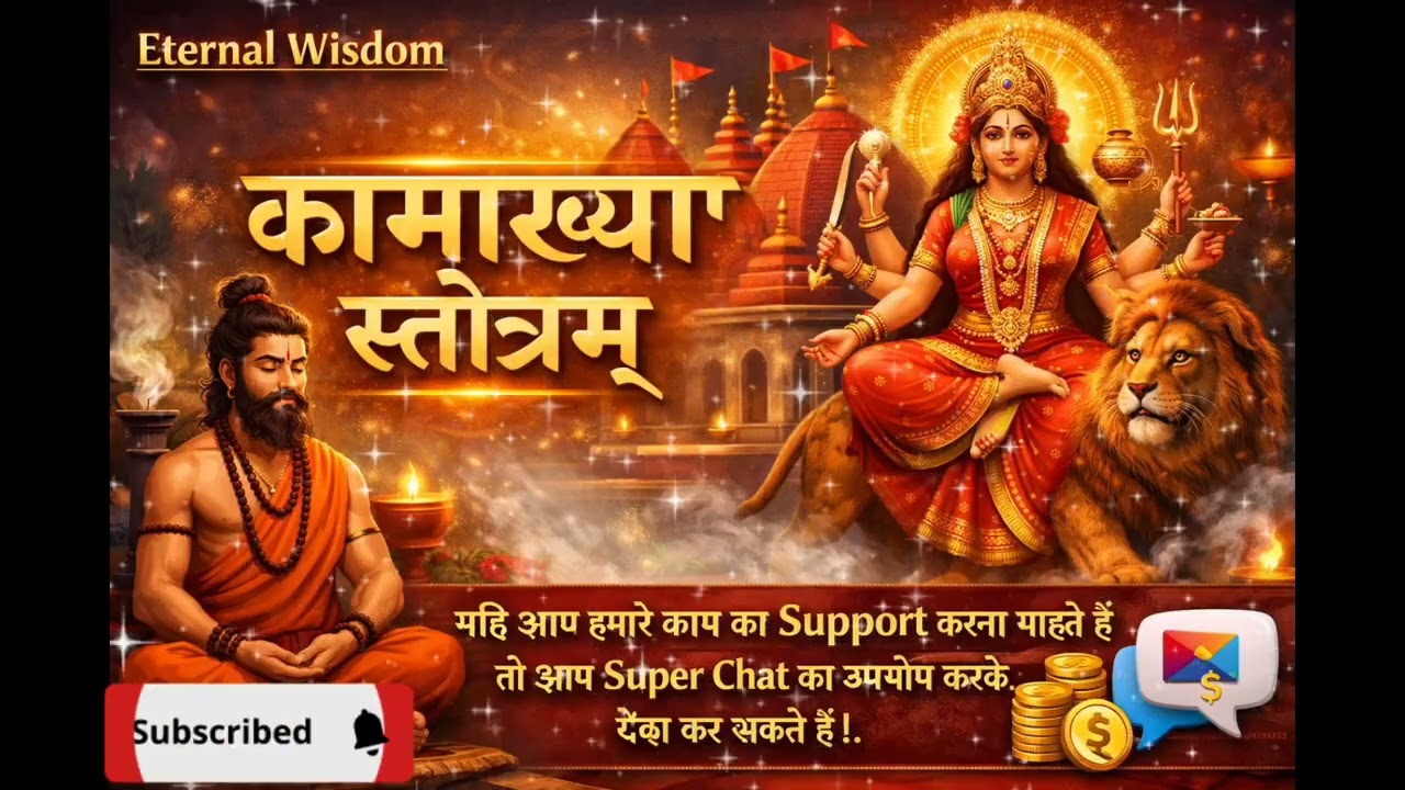 श्री कामाख्या स्तोत्र | Kamakhya Stotram | Powerful Devi Stotram for Blessings & Wish Fulfillment