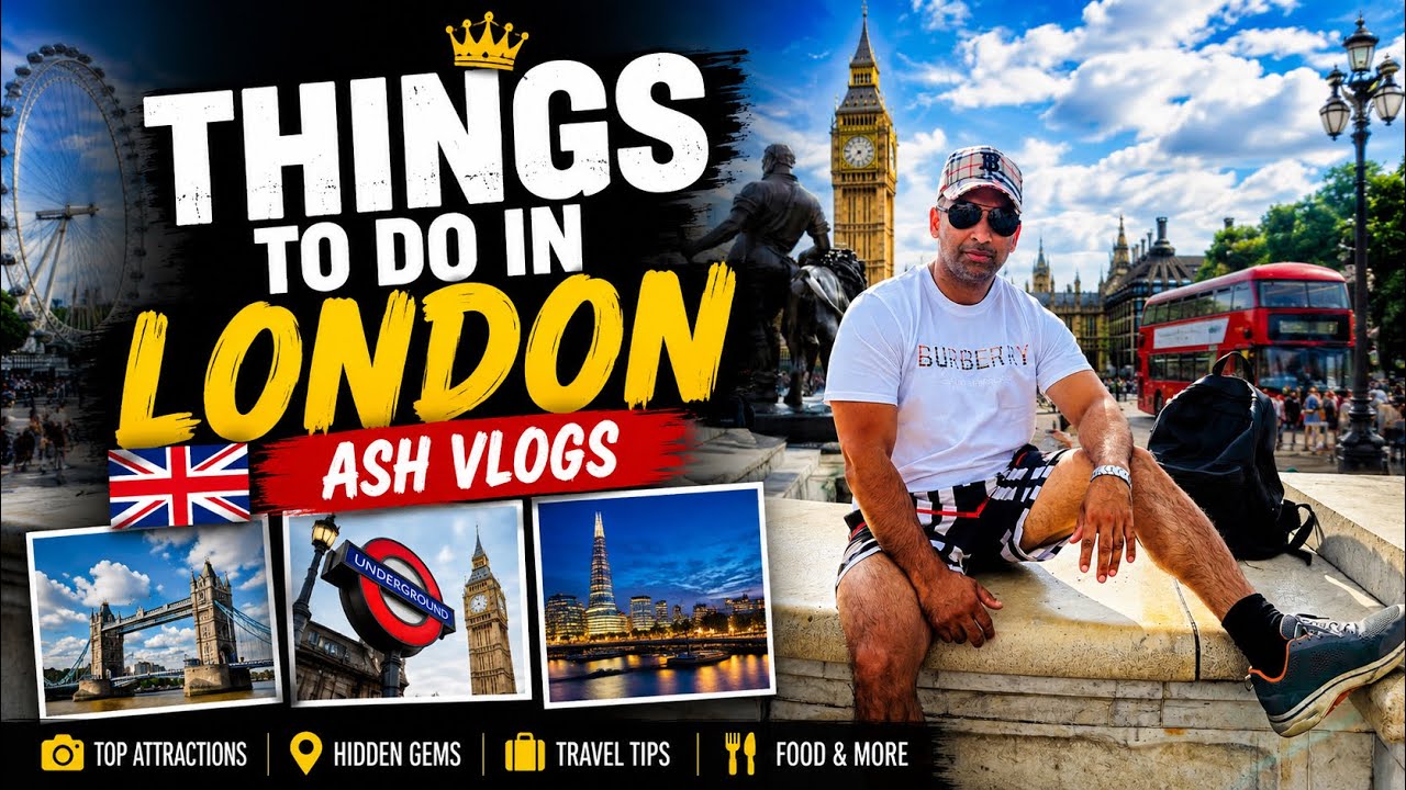 THINGS TO DO IN LONDON | Ash Vlogs | 