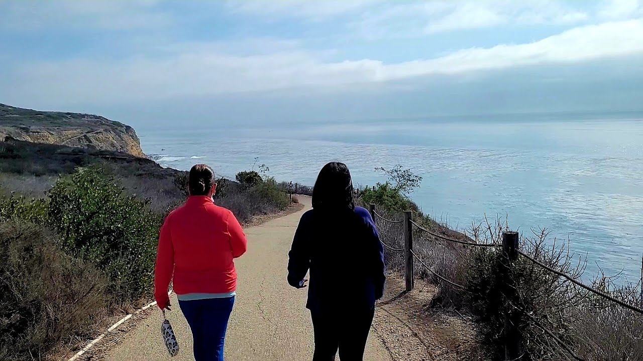 Nature hike at Ocean Trails Reserve in Palos Verdes California USA