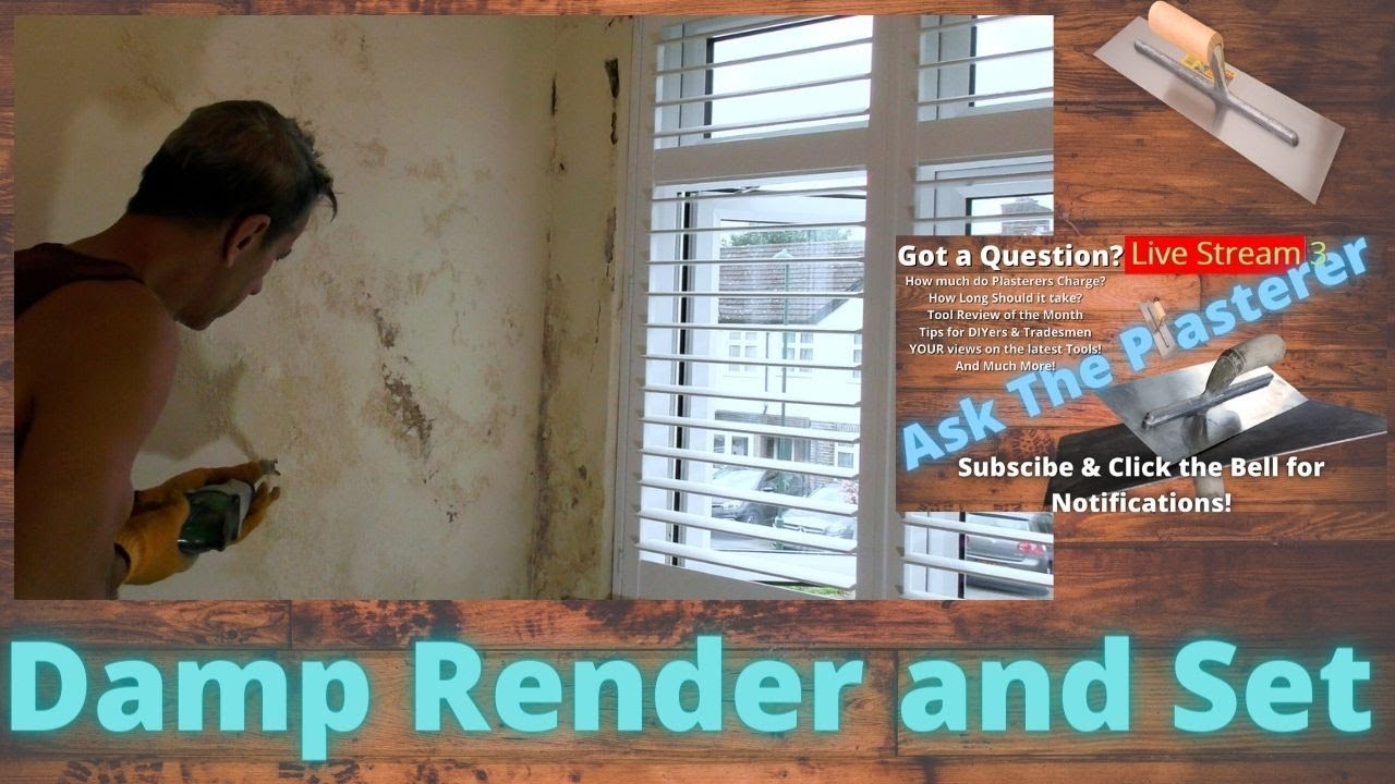 Damp Render and Skim