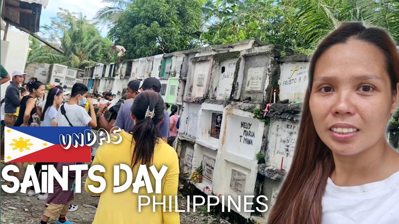 This is how Undas is DONE HERE ! | UNDAS Experience all Saints day in Philippines 🇵🇭
