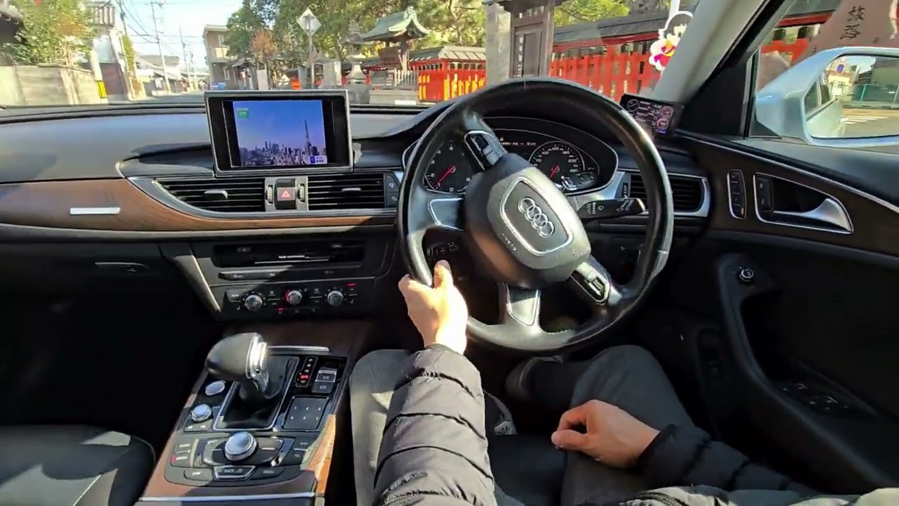 4WDならではの安定感ある走行性能に、ローダウンで引き締まったスタイリングが魅力🚙A6アバント 2.8FSIクワトロ走行動画👀✨