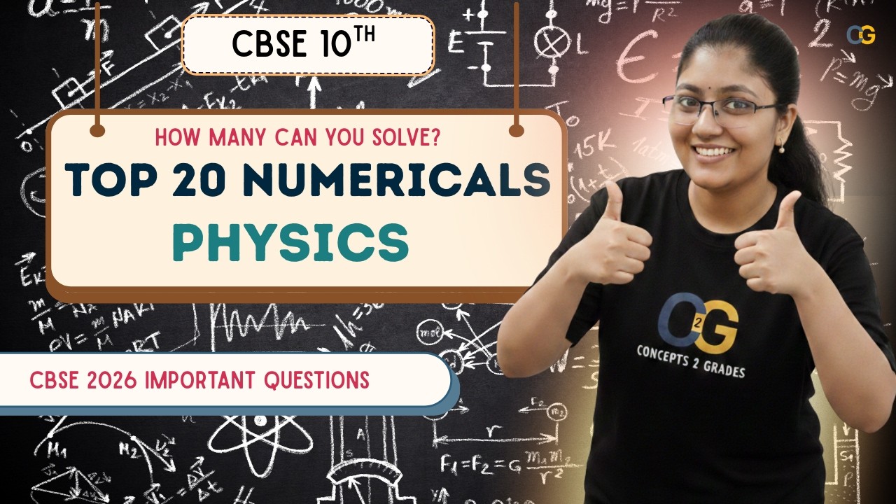 Class 10 Physics Numericals | Top 20 Previous Year Questions | Class 10 Science important Questions