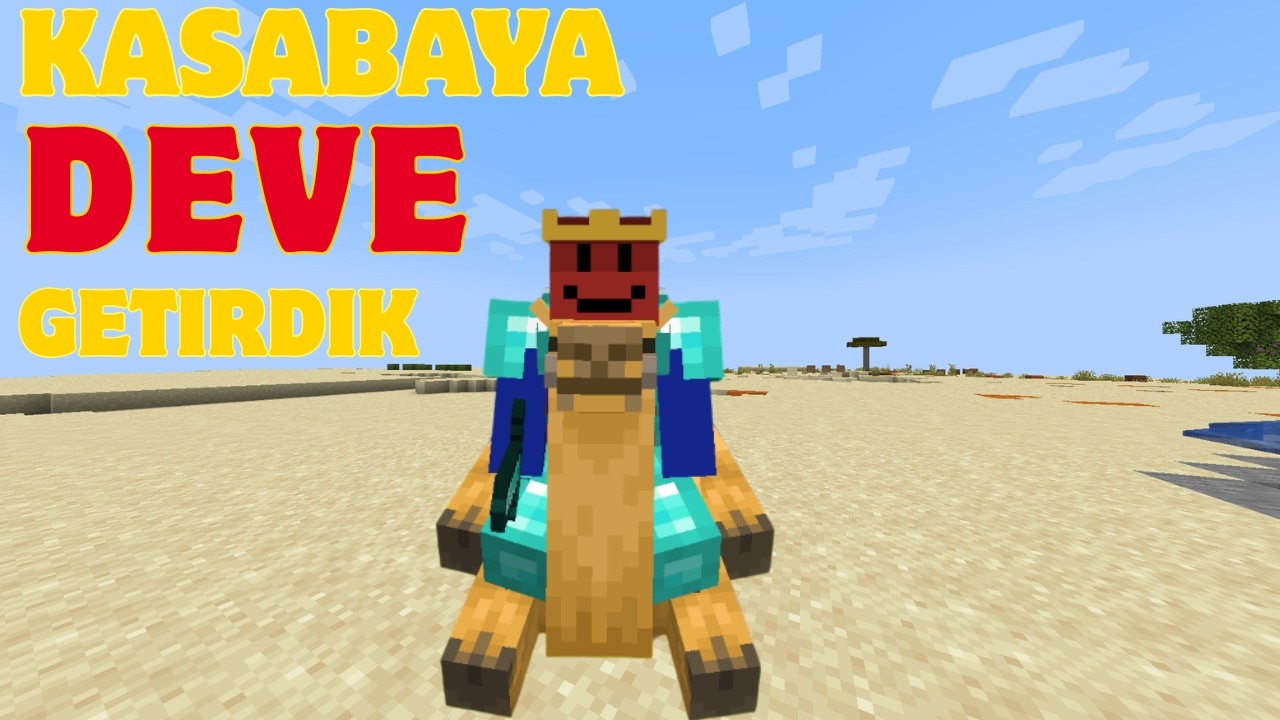 Kasabaya Deve Getirdik  😂 | Minecraft Towny AtlasOyuncu 👑💠
