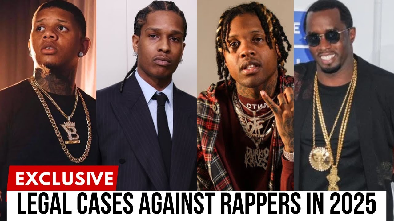 RAPPERS FACING SERIOUS CRIMINAL CHARGES IN 2025