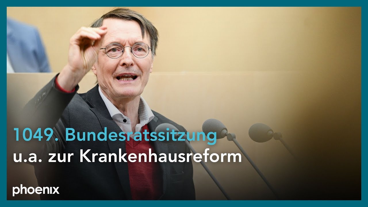 1049. Bundesratssitzung u.a. zur Krankenhausreform | 22.11.2024