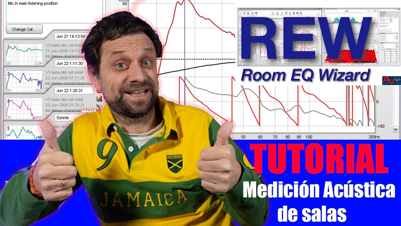 TUTORIAL DE MEDICION ACUSTICA DE SALAS CON ROOM EQ WIZARD (REW) EN ESPA&Ntilde;OL