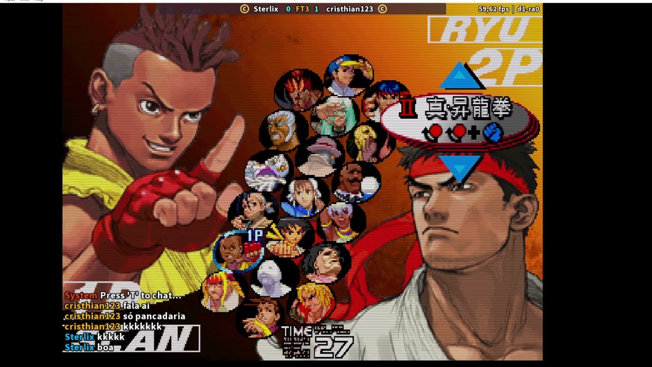 Street Fighter III: 3rd Strike ** Fightcade ** (FT3 Sterlix X cristhian123)
