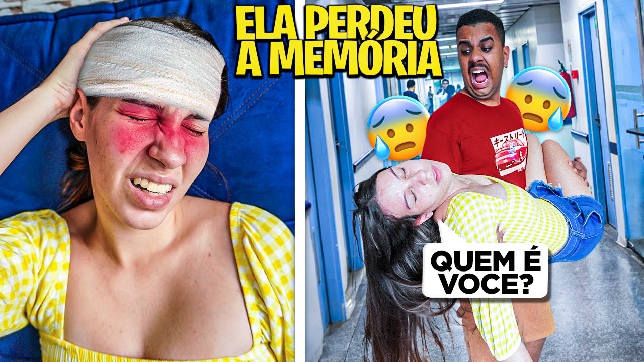 MINHA NAMORADA CAIU E PERDEU A MEMÓRIA! - MUITO TRISTE