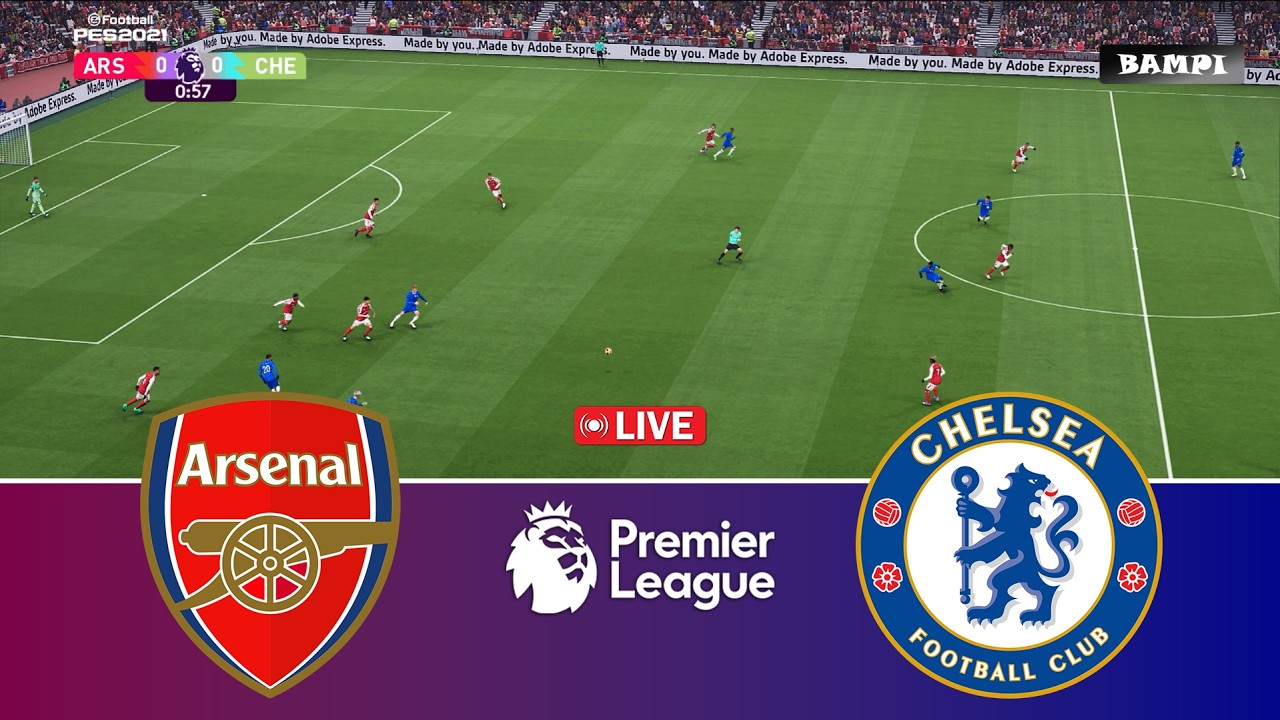 🔴LIVE : Arsenal vs Chelsea - Premier League 2025/26 - Video Game Simulation