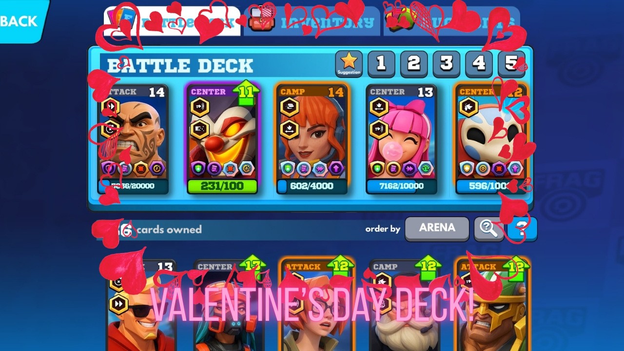 Valentines' Day Themed Deck! | Frag Pro Shooter