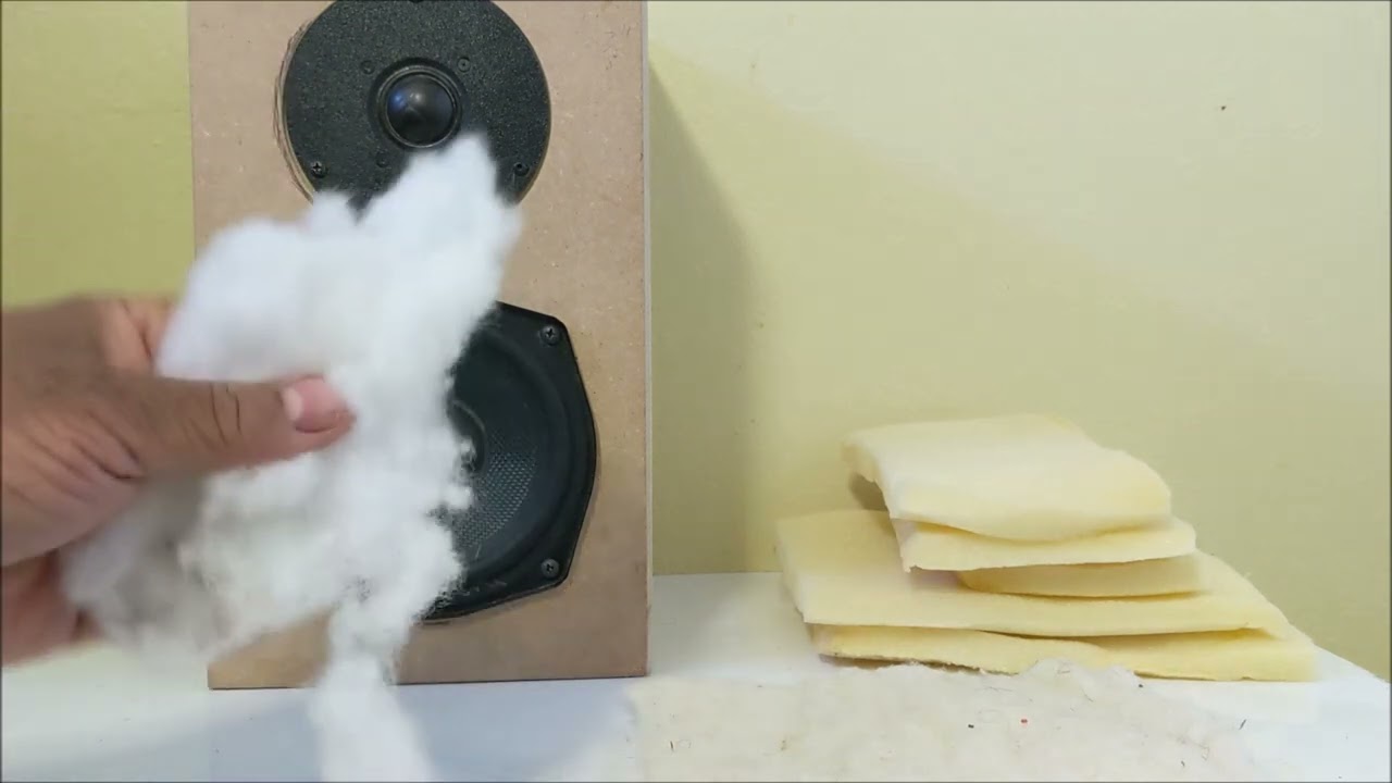 Do you need to use damping material in a loudspeaker?