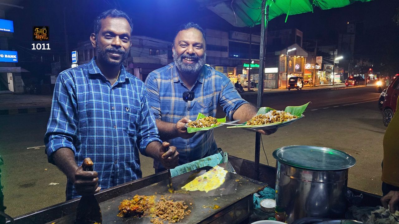 വിയൂർ തട്ടുകട തൃശൂരിൽ | Thrissur Street Food - Thrissur Thattukada + Juice Shop | Kerala Street Food
