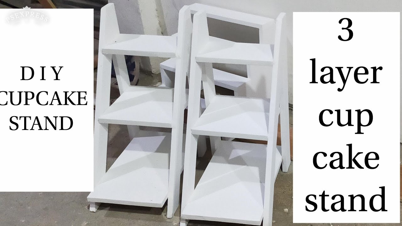 D i Y CUP CAKE STAND