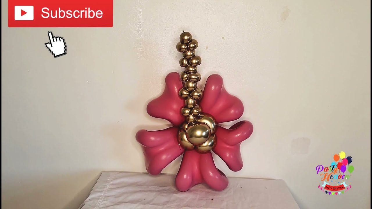 How to Make a Balloon Flower || Distortion Balloon Flower
