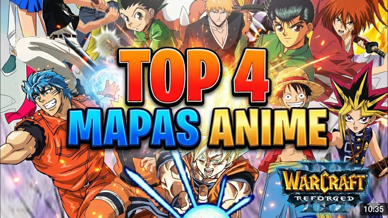 🌀 TOP 4  MEJORES MAPS ANIME DE WARCRAFT 3