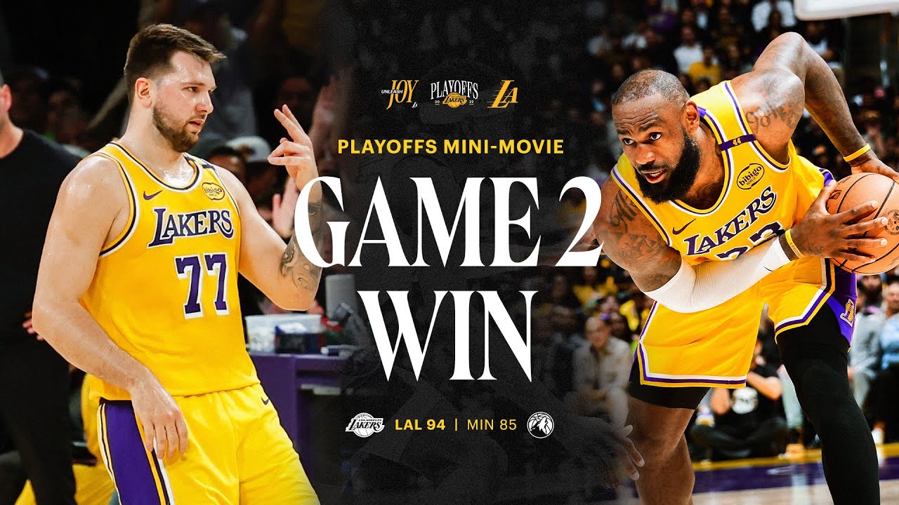 Mini Movie: Lakers Home Court WIN vs Timberwolves (1-1)