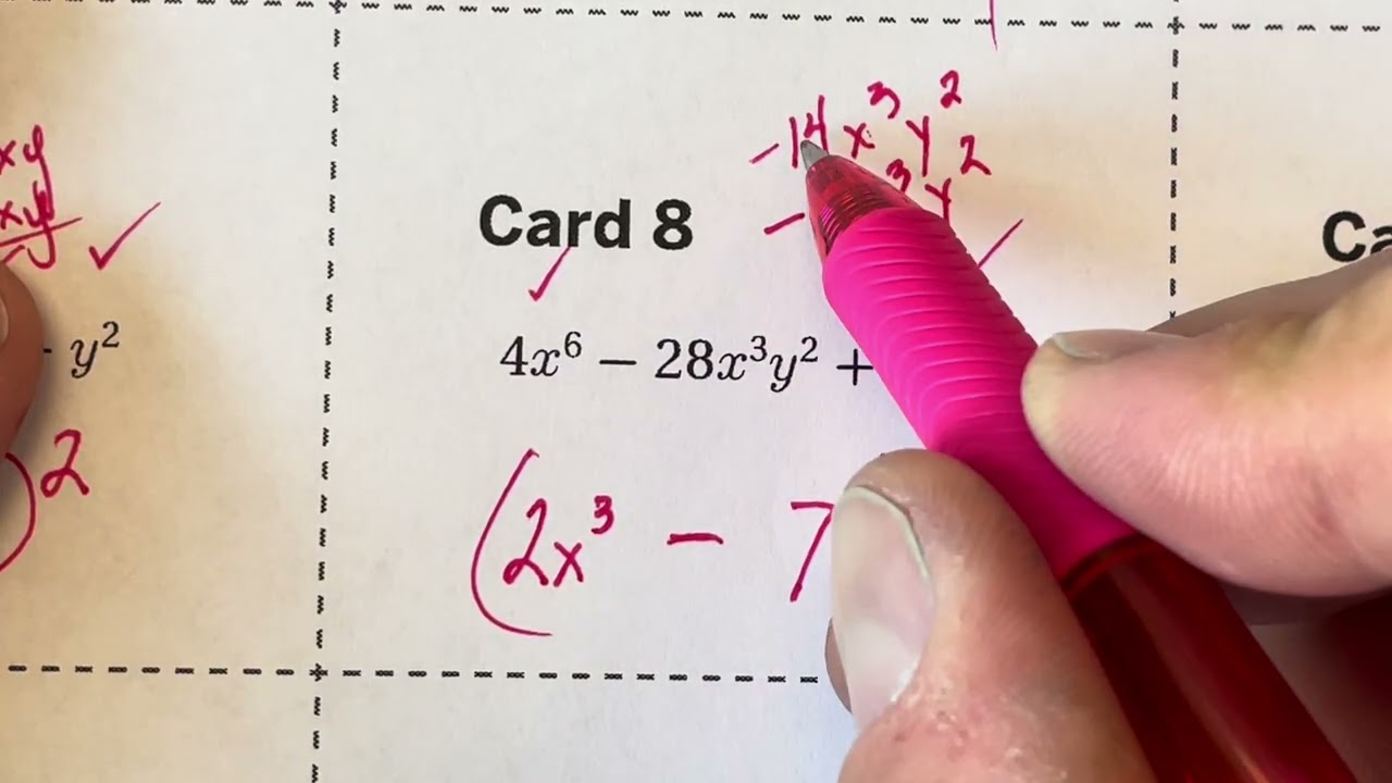 Alg 2 U2 L3 Amplify - Quadratic Identities