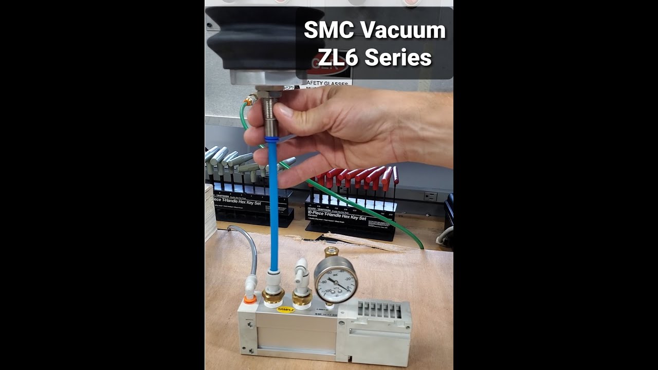 SMC Vacuum ZL6 Venturi and ZPT100 Cup with Plywood