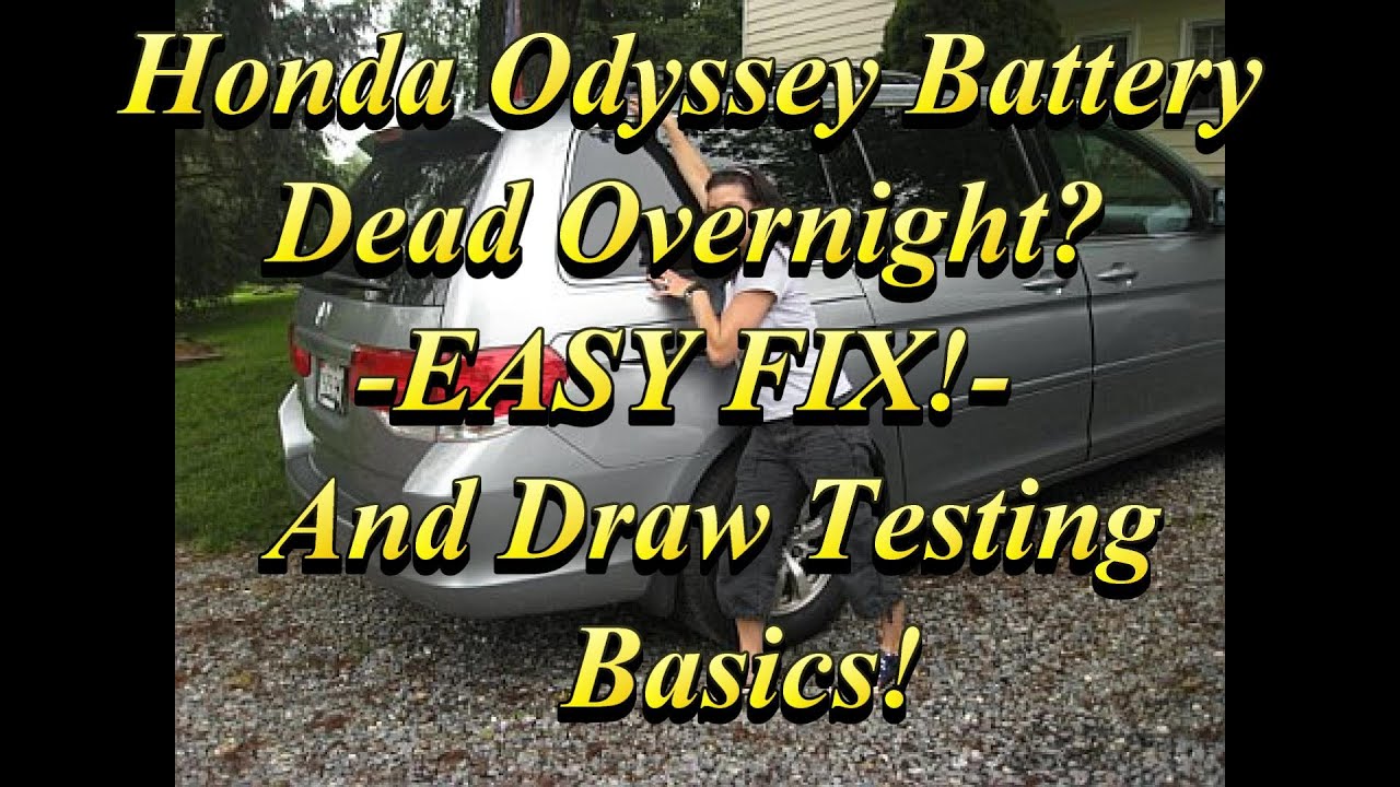 Odyssey Battery Drain Fix and Draw Testing Basics