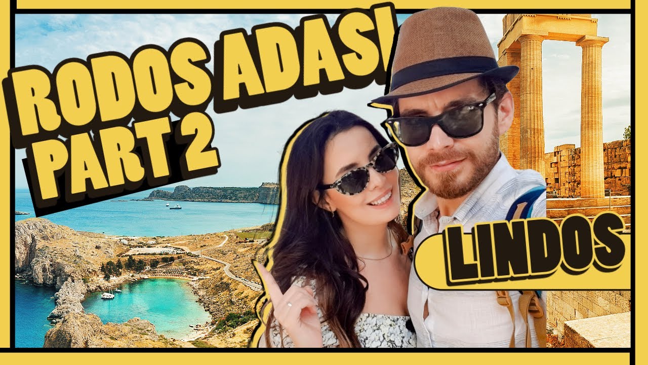 RODOS EFSANEVİ Akropolisi LİNDOS'un Plajları, Beyaz Evleri ve Antik Sırları | Rodos Adası Part 2