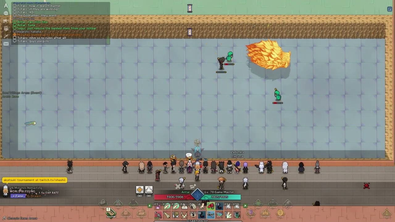 Akatsuki Tounament(2v2) Nin Online