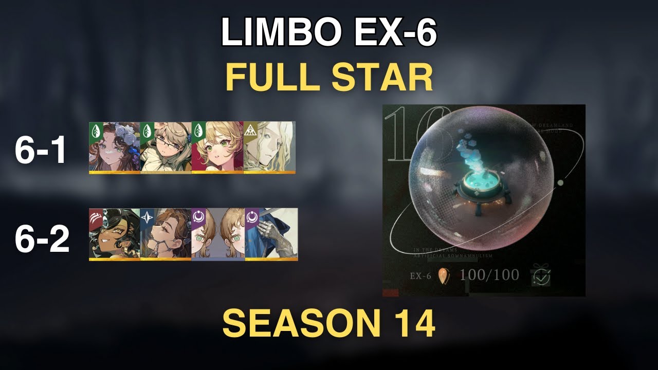 【Reverse: 1999】1.5 Limbo EX 6 Full Star Clear Season 14