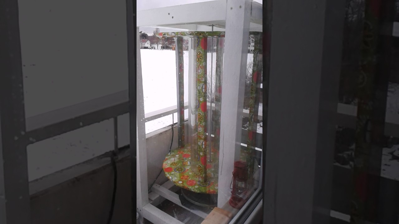 SAVONIUS ROTOR WINDRAD SELBSTBAU