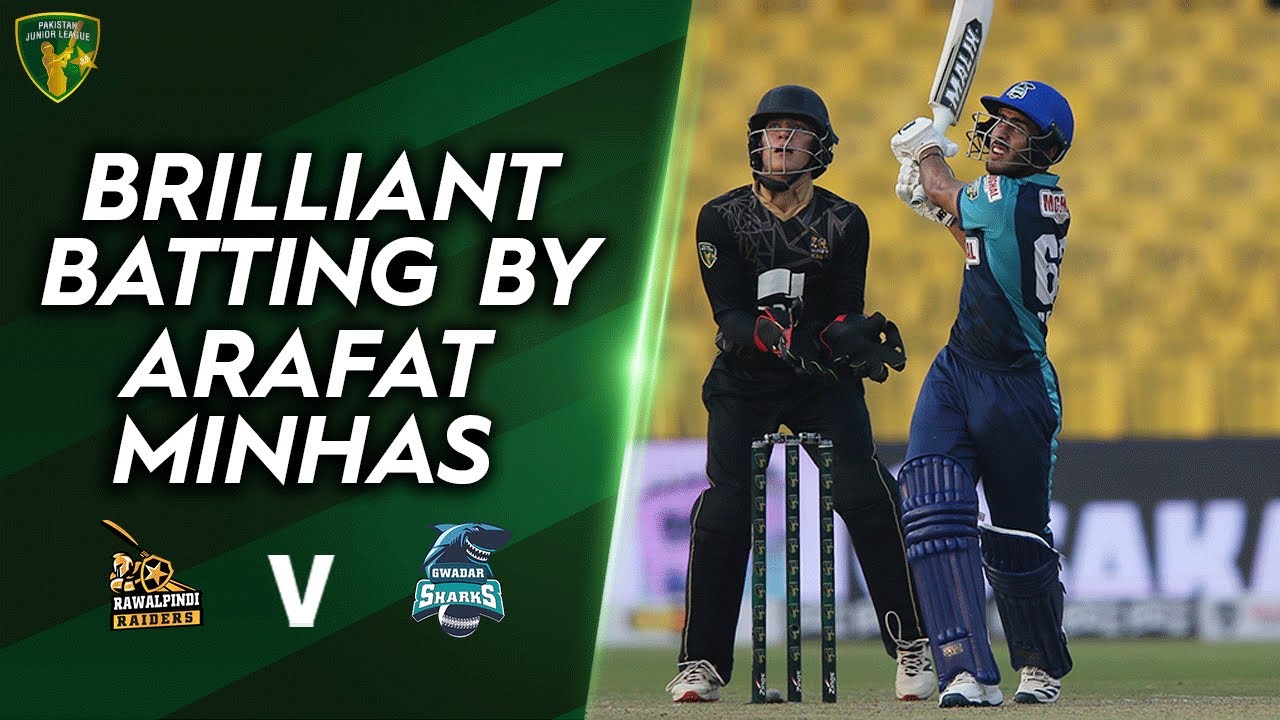 Brilliant Batting By Arafat Minhas | Rawalpindi Raiders vs Gwadar Sharks | Match 3 | PJL | MV2T