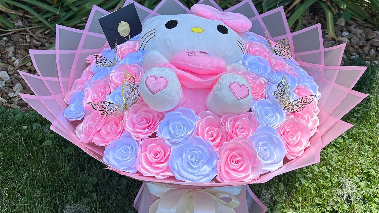DIY RAMO DE HELLO KITTY / ASÍ HAGO ESTE RAMO 💐