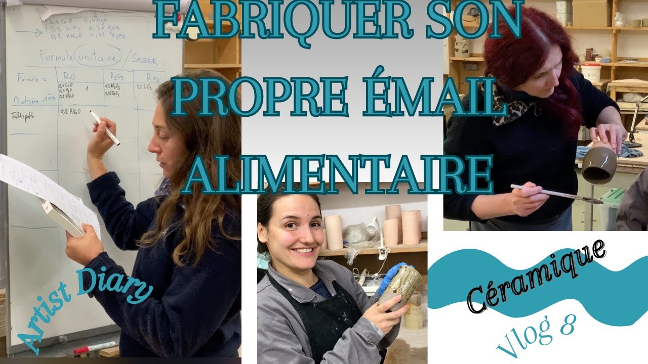 Fabriquer son émail alimentaire à partir de formules (Vlog 8 saison 5)