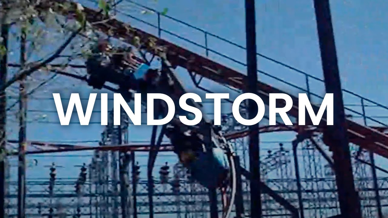 🇧🇷 WINDSTORM: voc&ecirc; encarava as CURVAS RADICAIS dessa montanha-russa do PLAYCENTER?