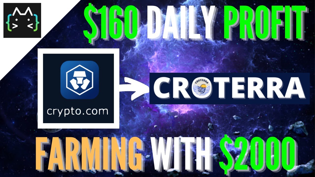 Cronos chain - CRO Farming and Staking for Passive income