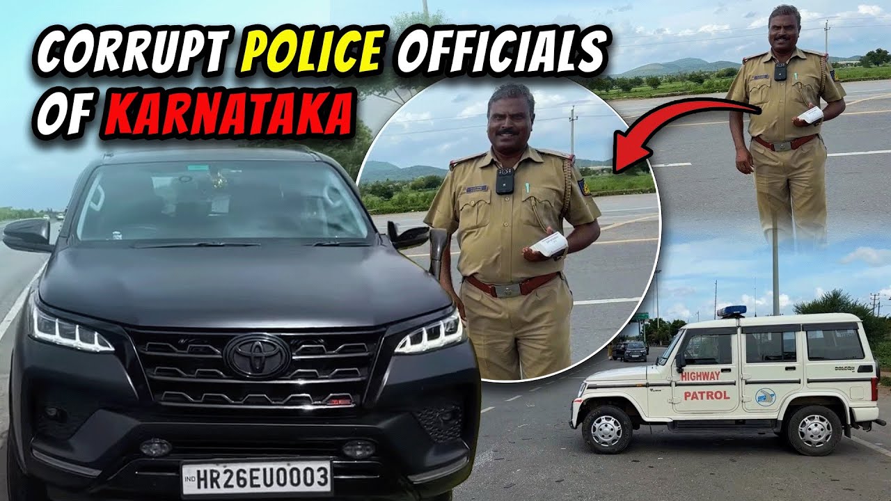 Paise Rakh Lie Aur Chalan Bhi Nahi Dia | Corrupt Police Officer Of Karnataka 🤬| ExploreTheUnseen2.0