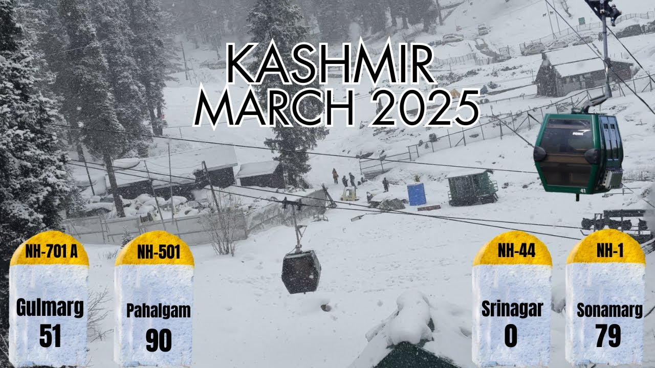 Kashmir Snowfall March 2025 ❄️ | Heaven on Earth Covered in Snow 🌨️✨|| Travel with Arif
