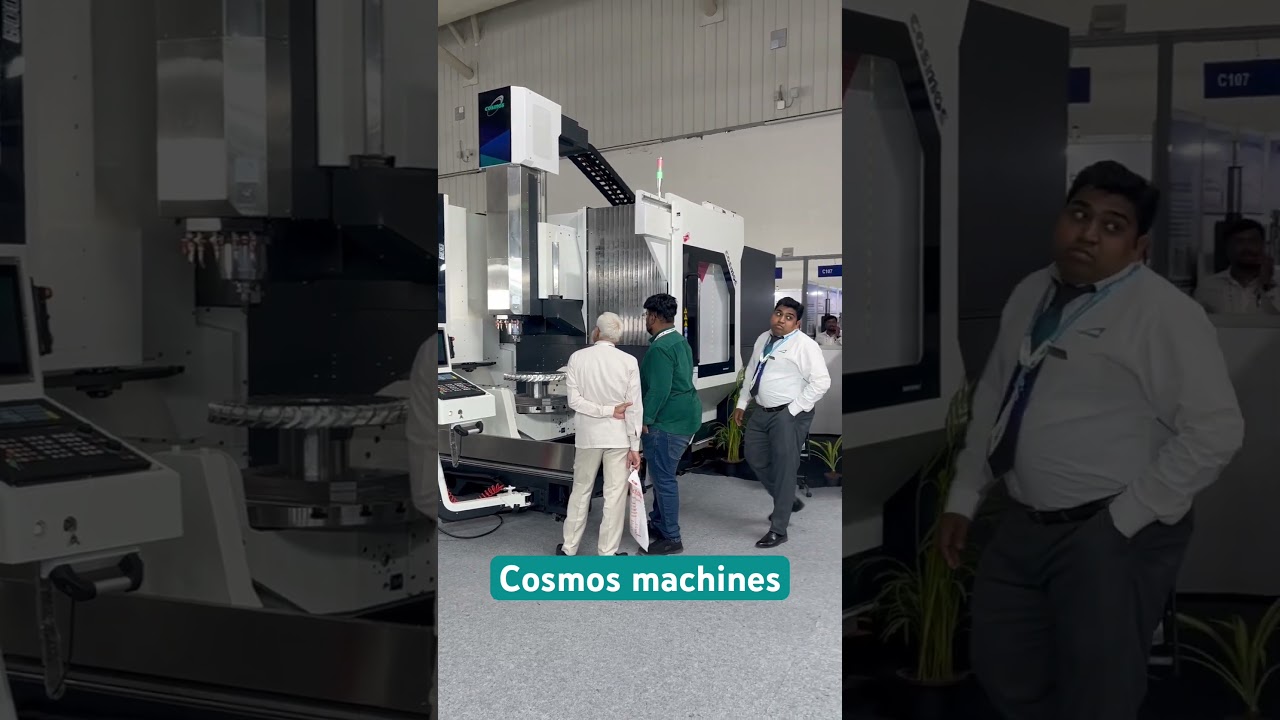 Cosmos CNC VMC machine at Imtex2025 #cncmachine #starinfotechcnc