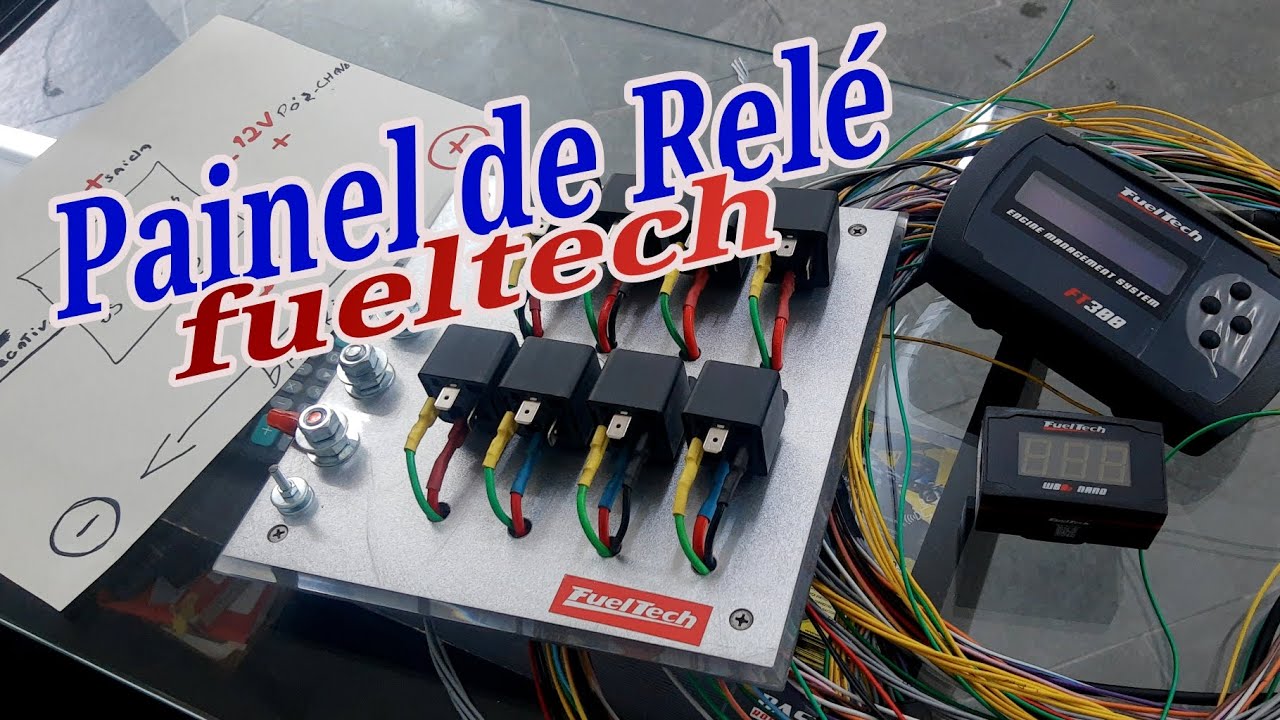 Painel de relé para fueltech