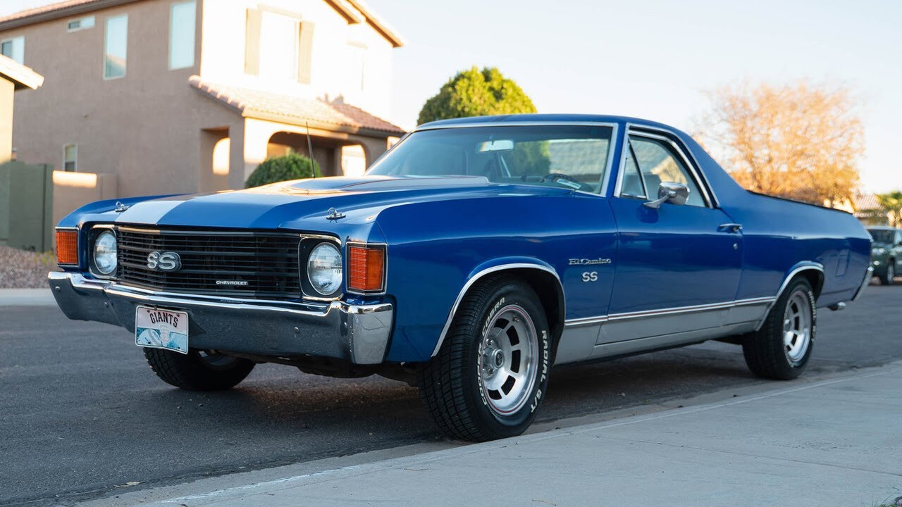1972 Chevrolet El Camino 350ci V8 Walk-around Video